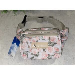 Everest Women's Flowers Floral Fanny Pack Waist Bag Hiking Belt Pouch Shoulder